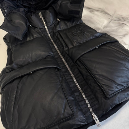 Amiri Lambskin Vest Black