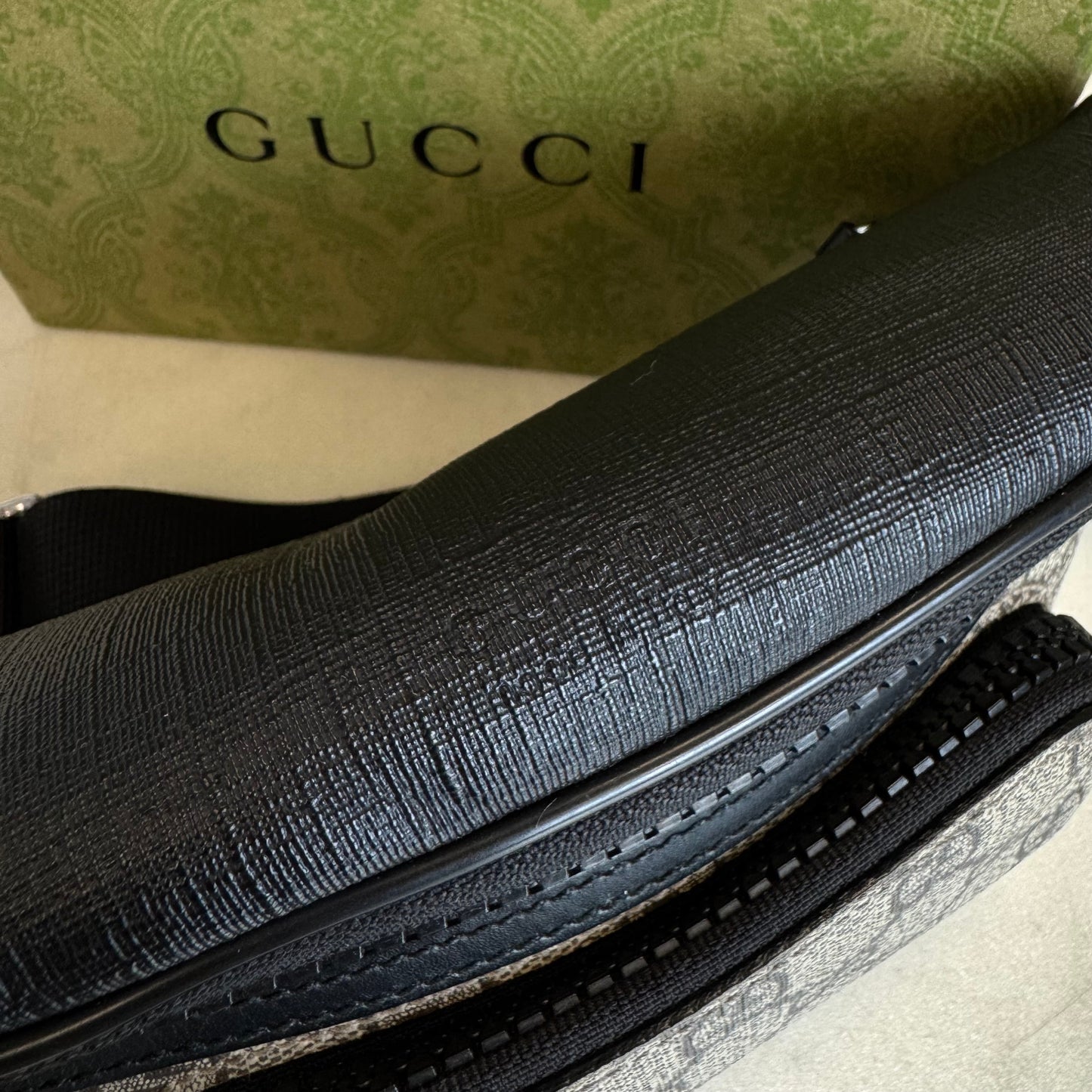 Gucci Monogram Belt Bag Tan