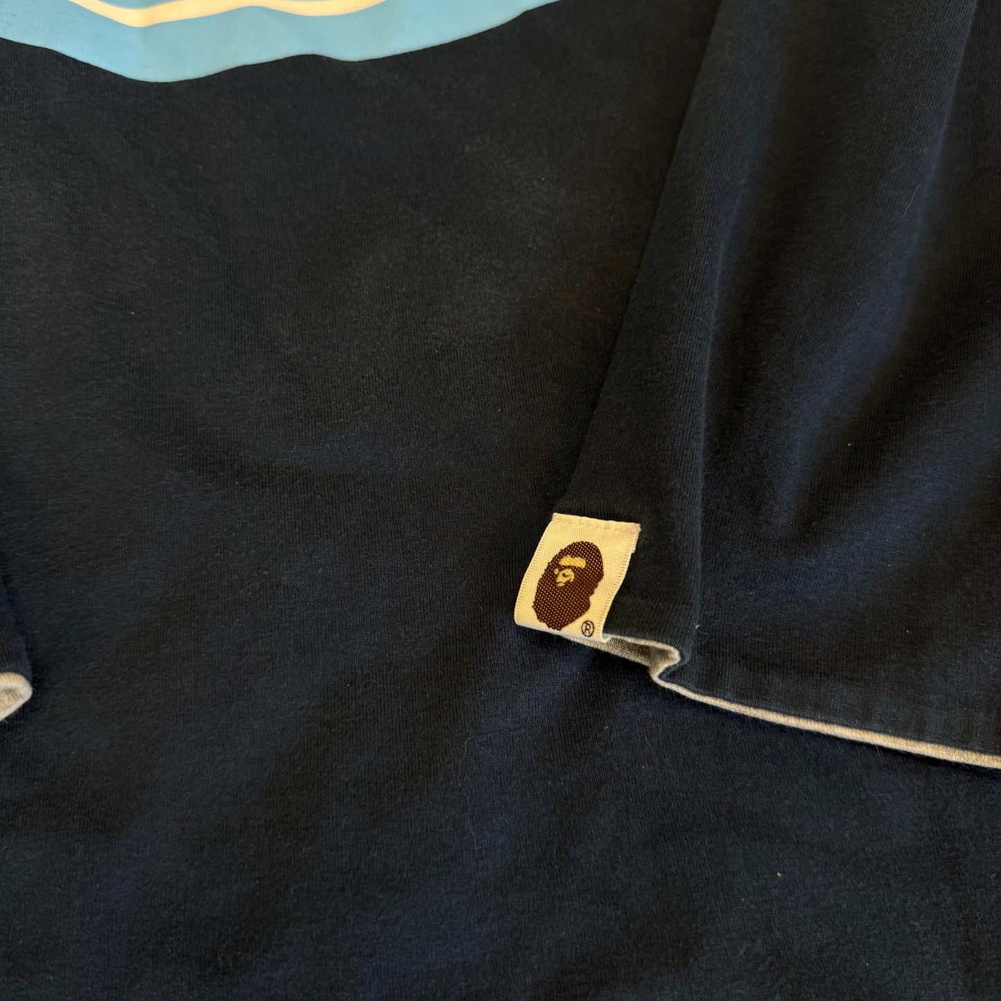 Bape Reversible L/S Navy/Grey