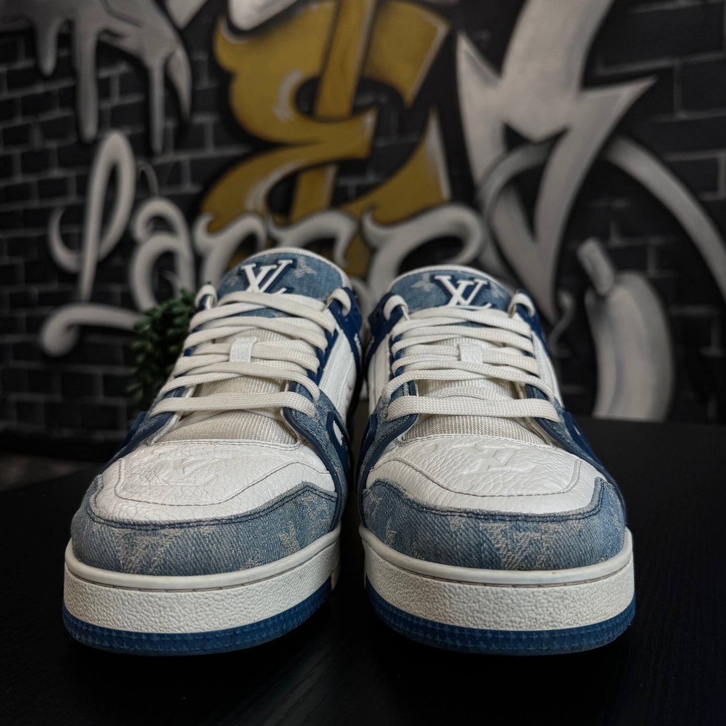 Louis Vuitton Trainer Denim Blue