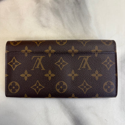 Louis Vuitton Sarah Wallet Poppy Monogram