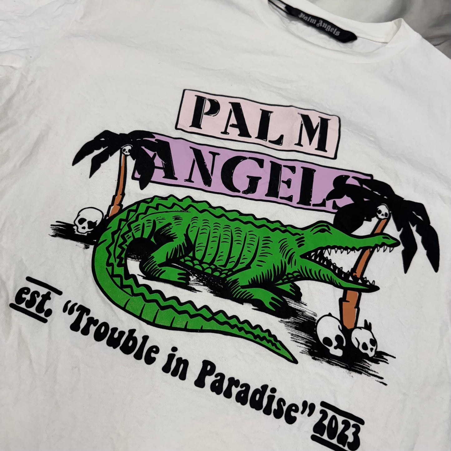 Palm Angels Crocodile Tee