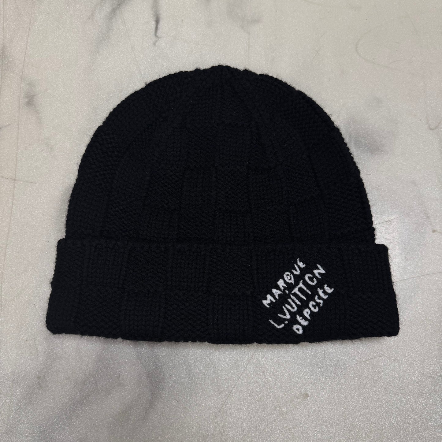 Louis Vuitton Marque Déposée Beanie Black