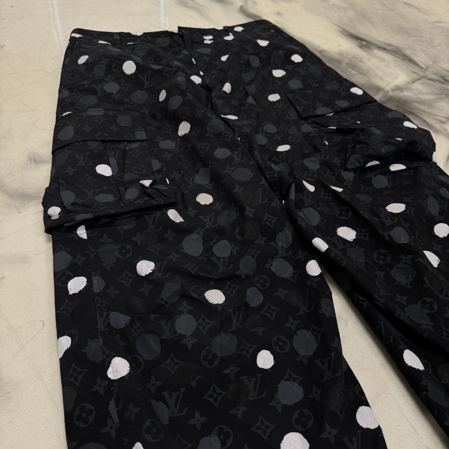 Louis Vuitton X Yayoi Kusama Polka Dots Cargo Pants Black