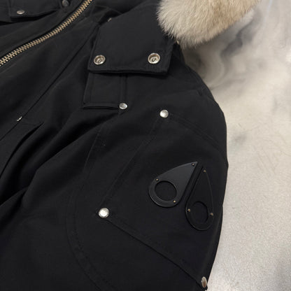 Moose Knuckles Ballistic Bomber Jacket Black