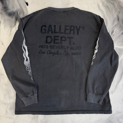 Gallery Dept Flames Longsleeve Grey