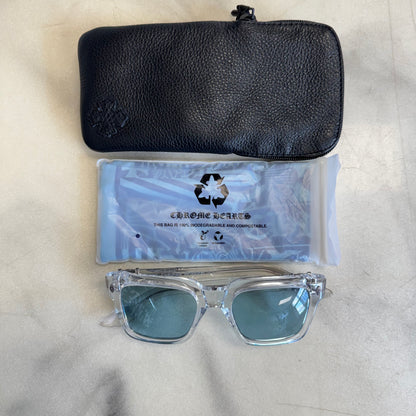 Chrome Hearts Hallamanass Clear Glasses Blue Lenses