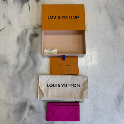 Louis Vuitton Coin Card Holder Fuschia