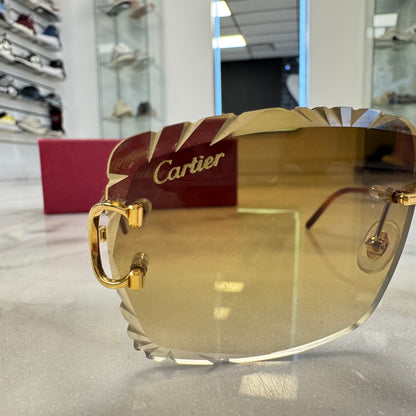 Cartier Big Cs Diamond Cut Glasses