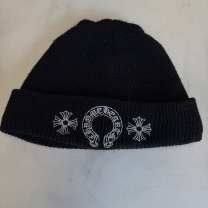 Chrome Hearts Horseshoe Beanie Black