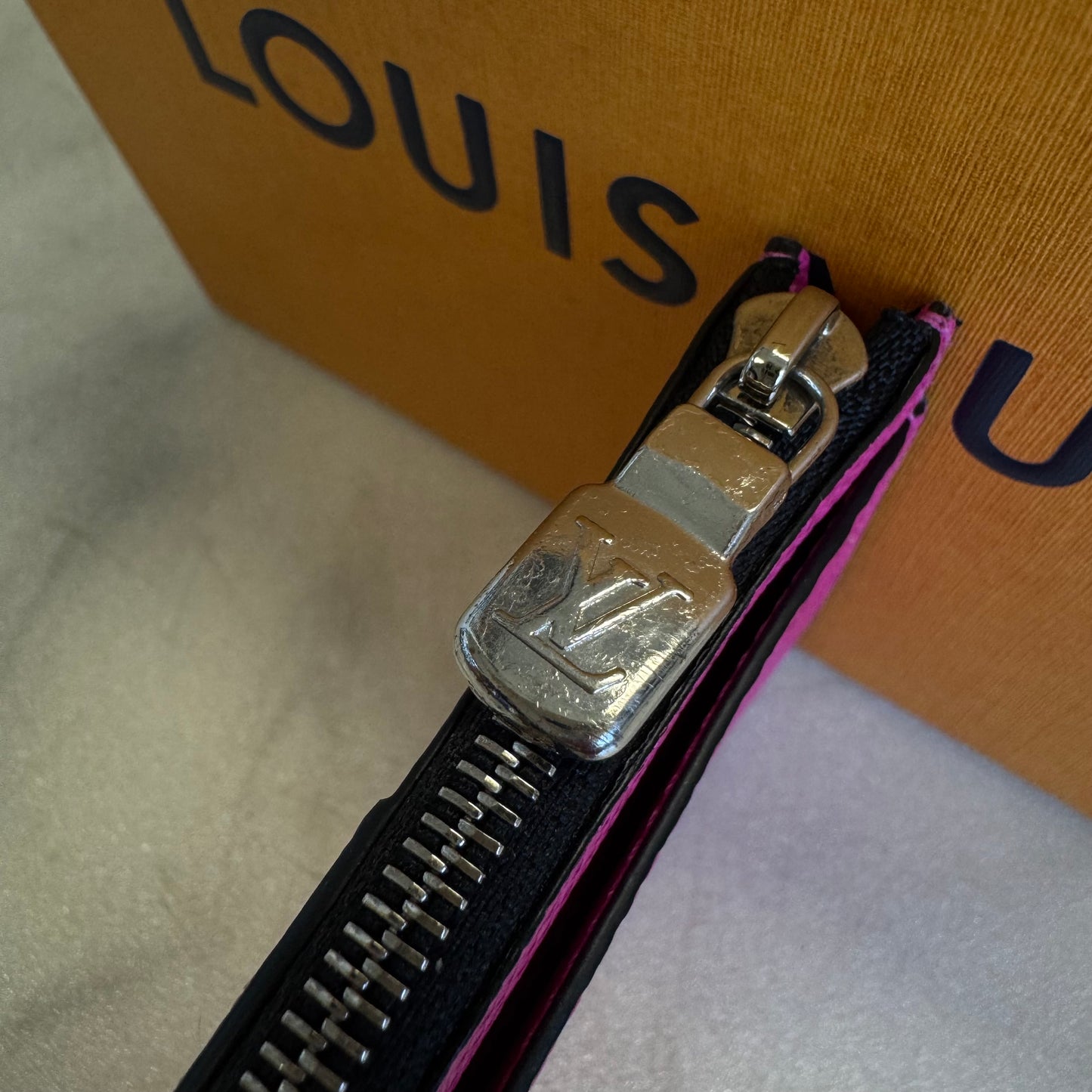 Louis Vuitton Coin Card Holder Fuschia