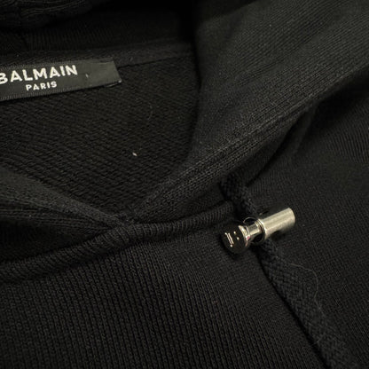 Balmain Logo Hoodie Black