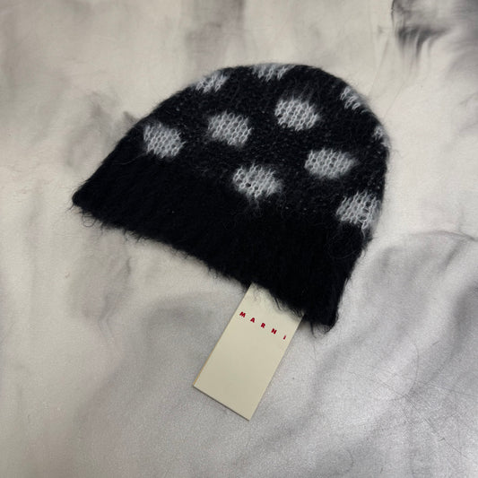 Marni Polka Dot Beanie Black/White