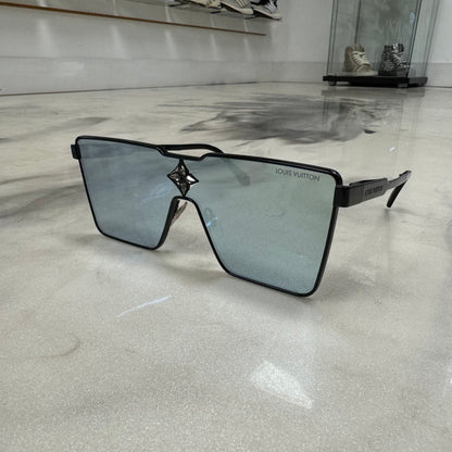 Louis Vuitton Cyclone Metal Sunglasses Black