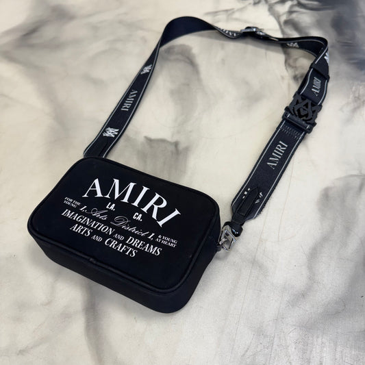 Amiri Art District Shoulder Bag Black