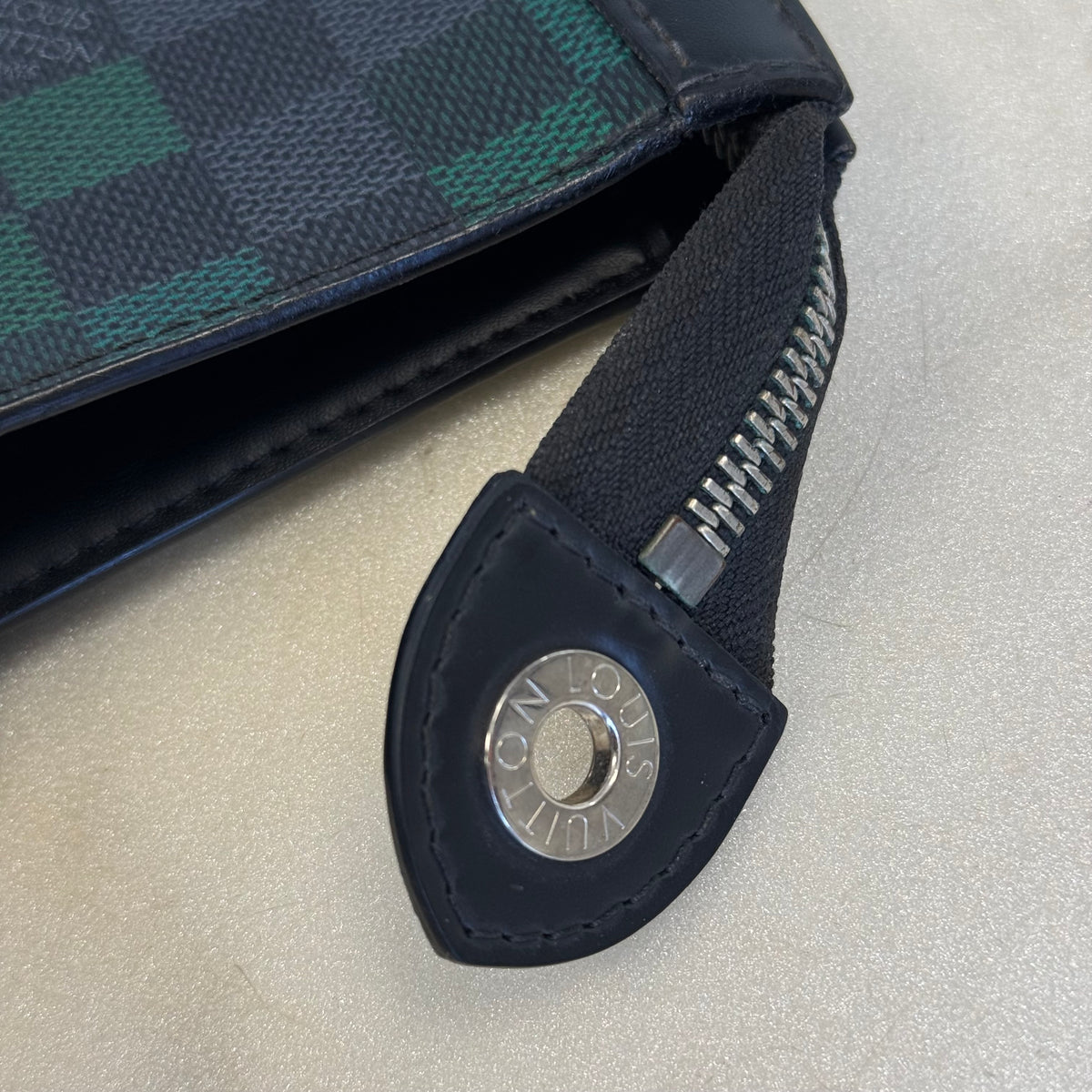 Louis Vuitton Pochette Voyage MM Damier Graphite Pixel Green