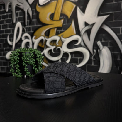 Dior Sahara Criss Cross Oblique Sandals