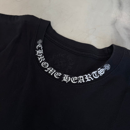 Chrome Hearts Neck Logo Tee Black