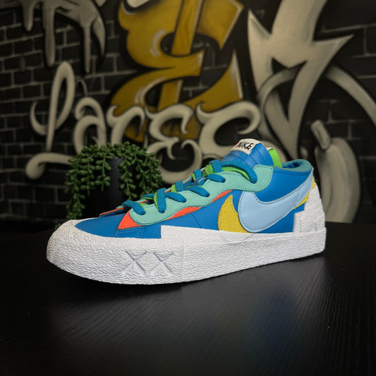 Nike Blazer Sacai Low Kaws Neptune Blue