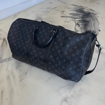 Louis Vuitton Keepall 55 Monogram Eclipse