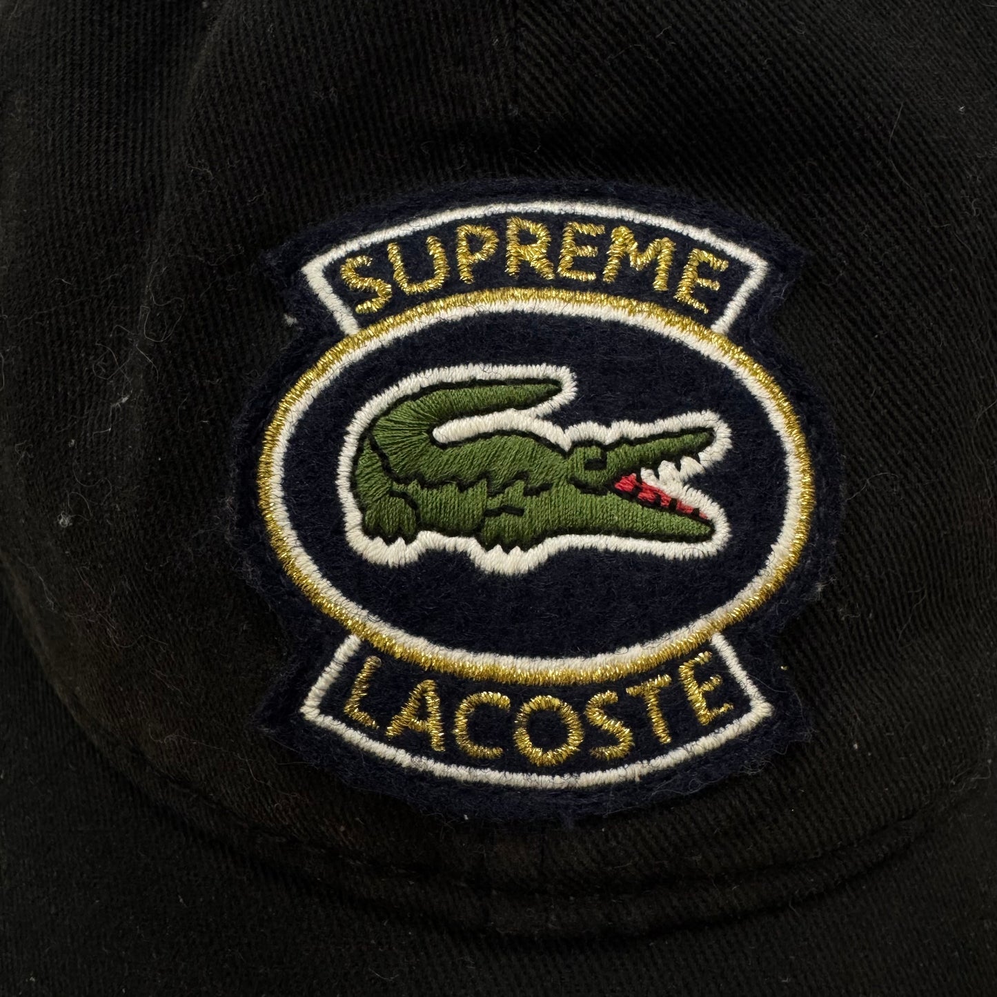 Supreme Lacoste 6 Pannel Hat