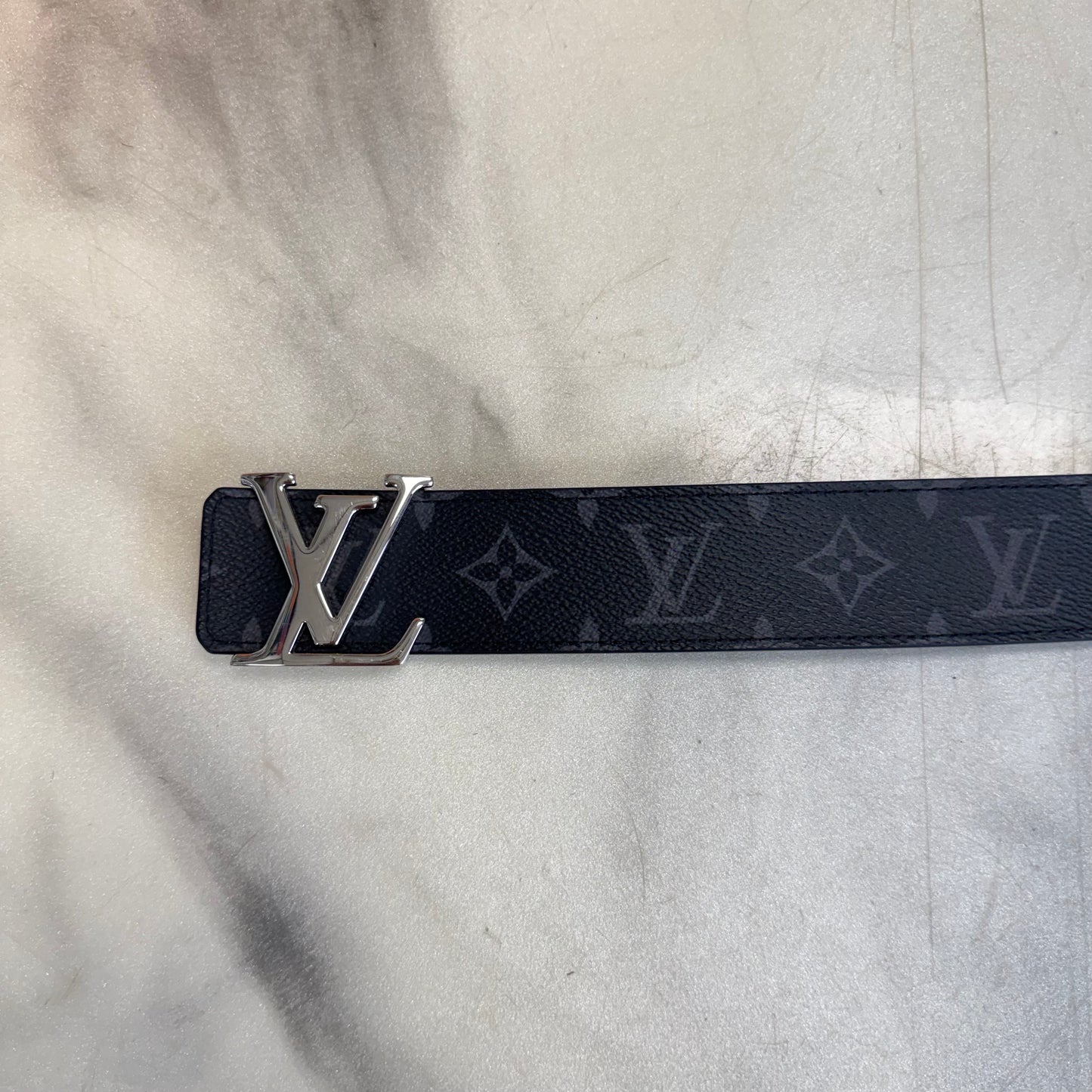 Louis Vuitton Monogram Eclipse Belt Black