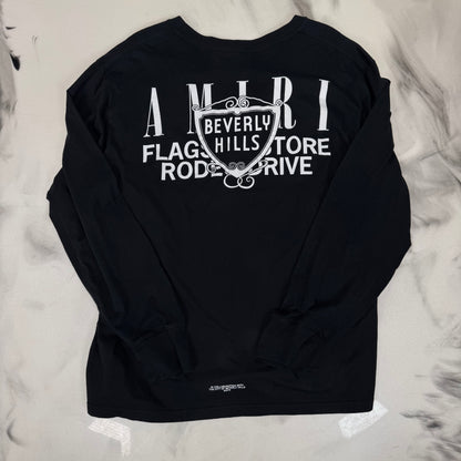 Amiri Beverly Hills Longsleeve Black