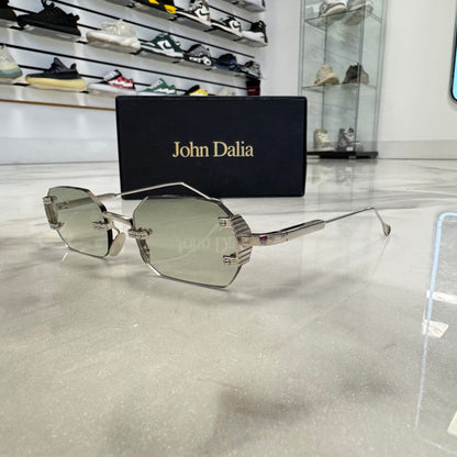 John Dalia Frameless Green Tint Glasses