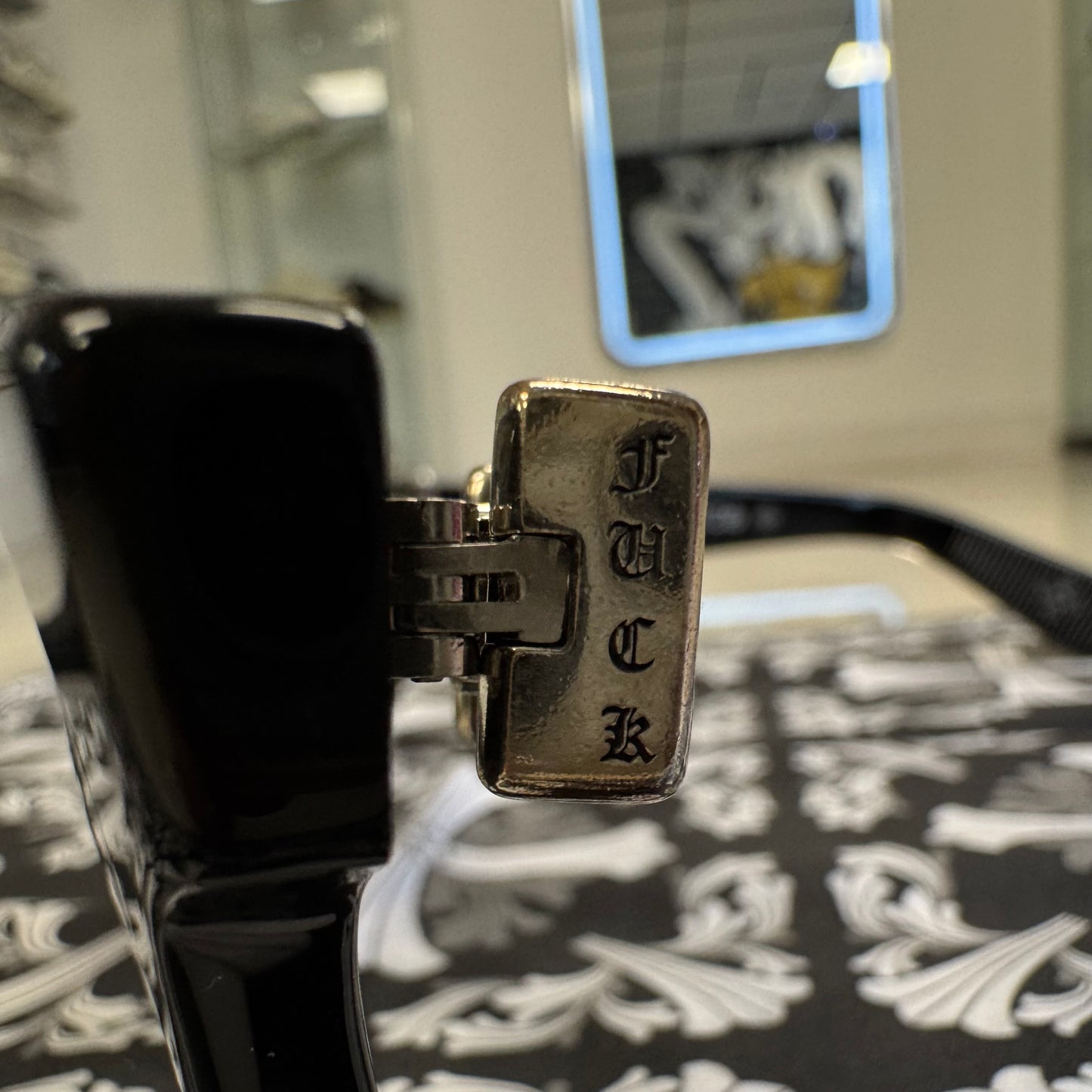 Chrome Hearts Vagillionaire II Black/Silver Glasses