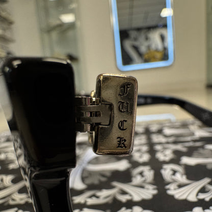 Chrome Hearts Vagillionaire II Black/Silver Glasses