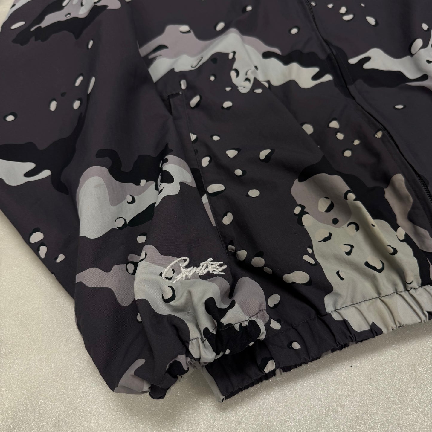 Corteiz Grey Camo Windbreaker