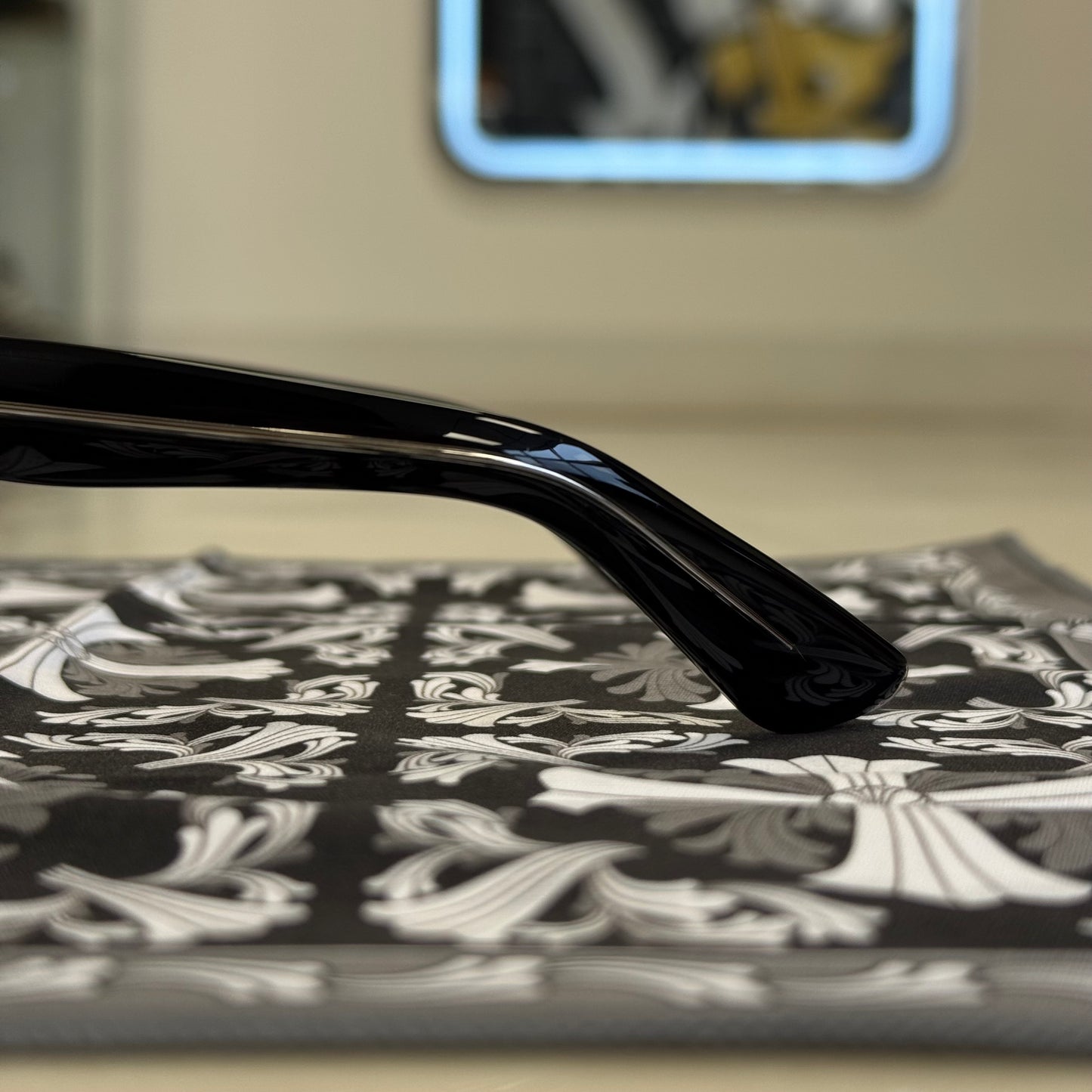 Chrome Hearts Vagillionaire II Black/Silver Glasses