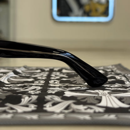 Chrome Hearts Vagillionaire II Black/Silver Glasses