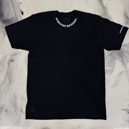 Chrome Hearts Neck Logo Tee Black