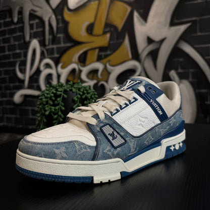 Louis Vuitton Trainer Denim Blue