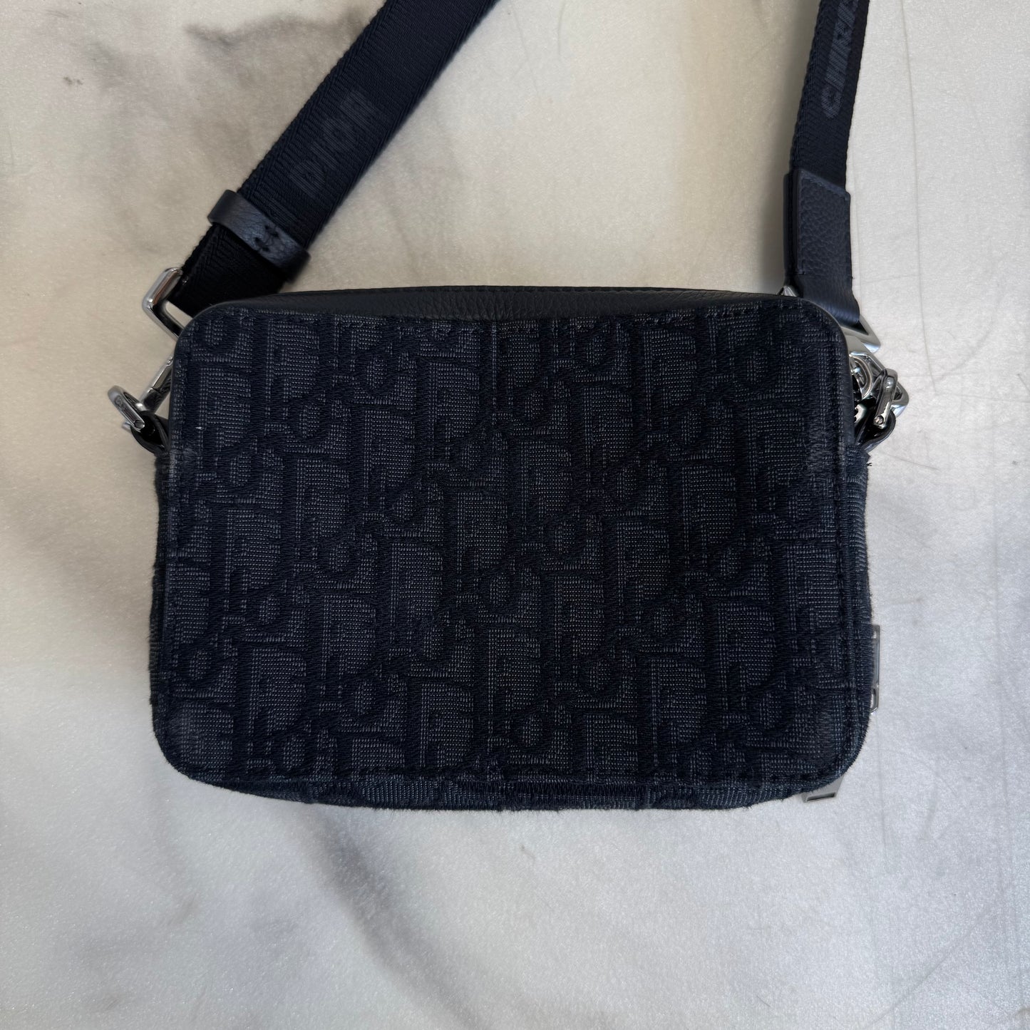 Dior Shoulder Pouch Oblique Black