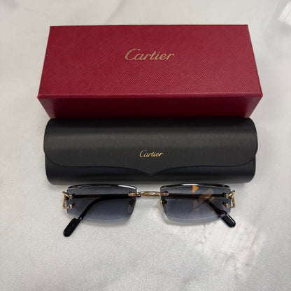 Cartier Small Cs Faceted Lenses