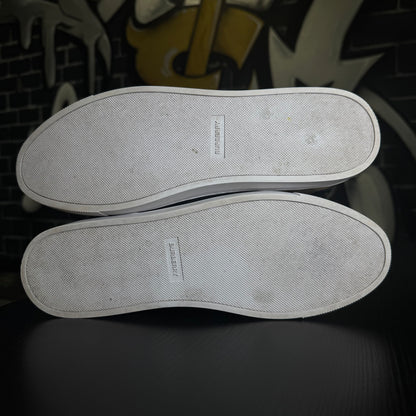 Burberry Checked Low-Top Sneakers