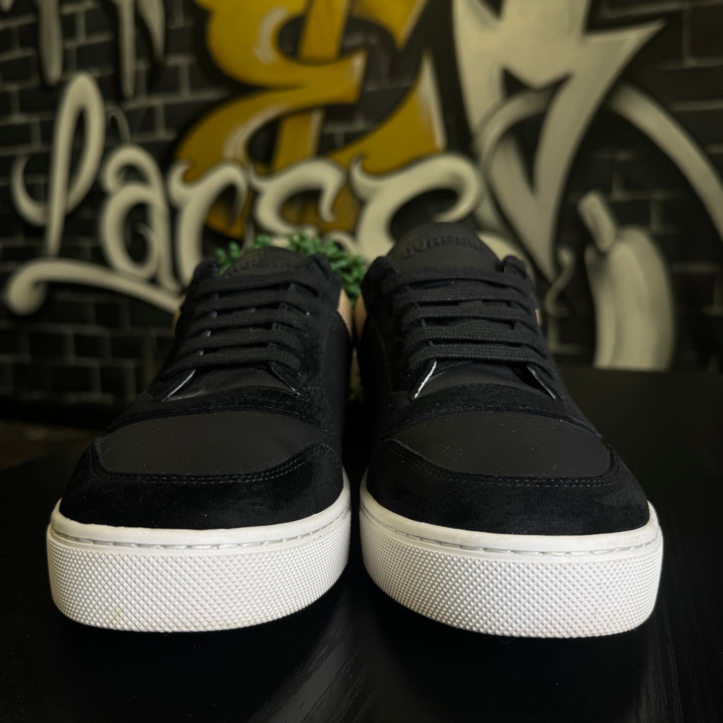 Burberry Checked Low-Top Sneakers